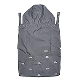 ベビーマフィン　2WAY ウィンドブレーカー＆レインカバー 抱っこ紐ケープ (チャコール)