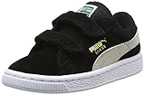 [プーマ] PUMA Suede 2 straps Kids 356274 01 (ブラック/ホワイト/13.0)