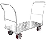 ミナト 大型アルミ台車 MAC-150W 《両ハンドル仕様》 (荷重300kg)