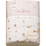 『粗供養 香典返し 法要引き出物 お返し 初盆 などに人気の商品』　　オリーブ・デ・オリーブ　ワッフル＆リップル両面使える肌布団　ピンク　【掛け紙・包装可】