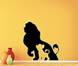 ライオンキング壁デカール漫画Simba Disneyポスタービニールステッカー子供ティーンボーイズ部屋保育園寝室壁アート装飾壁画148 CRT