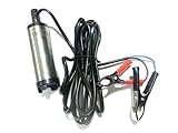 【雪国の翼】ステンレス 製 12V 水中ポンプ 12L/min バッテリー 接続 式