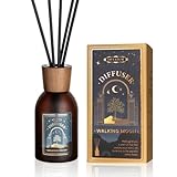 OPTATUM(オプタウム) 低刺激 ルーム フレグランス 寝室 安眠 快眠 リードディフューザー ピローミストの香り 植物性 エッセンシャルオイル リードスティック付き 芳香剤 誕生日 引越し 出産 記念日 プレゼント ギフト Walking Moon