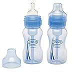 Dr Brown's Natural Flow Special Edition 240ml BLUE Bottles Twinpack