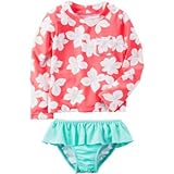カーターズ Carter's/ カーターズフローラルラッシュガードセット ピンク 水着 2歳【並行輸入】