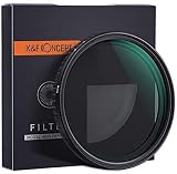 K&F Concept 可変NDフィルター 49mm ND8~ND128 KF-49NDX8-128 バリアブル