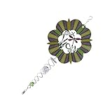 F Fityle 風のチャイム　メタルウィンドスピナー　3D　金属　回転　ねじれ　魅力的　装飾　全１０種　面白い - Dragonfly