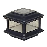 Classy Caps SL088 4x4 Colonial Solar Post Cap - 2 Pack/Black [並行輸入品]