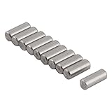 uxcell ダウエルピン 304ステンレス 4mm直径 ハードウェア 10mm長さ 10個入り