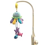 2017新しいホット販売純粋なホワイトベビーおもちゃガラガラ音がするブラケットセットCotモバイルベッドbbellおもちゃホルダーアームブラケット+ Wind - Up音楽ボックス