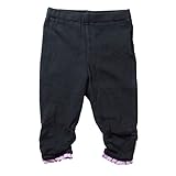 裾ギャザーがくしゅくしゅ、可愛い7分丈パンツ TZPT002 ベビー ベービー 女の子 お土産 ご出産祝い お誕生日 プレゼント キッズ パンツ 7分丈 裾レース ウエストゴム ストレッチ素材 身長8