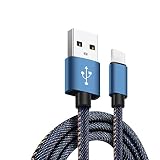 USB Type C ケーブル【長さ0.5M】タイプc 充電ケーブル 急速充電 デニム生地 超耐久 USB A to USB C ケーブル データ転送 iPhone 16 Pro Max iPhone 15 Plus Galaxy Xperia AQUOS Pixel Arrows Huawei 等の各種Type C機器対応 (0.5m（収納ベルトなし）、ブルー)