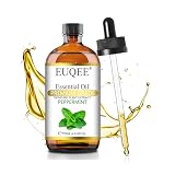 EUQEE アロマオイル ペパーミント エッセンシャルオイル 天然100％ 精油 大容量118ML ペパーミントオイル アロマディフューザー用 贈り物に最適