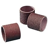 3M 341D Coated Aluminum Oxide Spiral Band - 60 Grit - 1 in Width - 3/4 in Dia - 17000 Max RPM - 4022