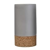 Bloomingville A32602172 Grey Ceramic Vase with Cork Bottom [並行輸入品]