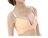 Nicellyer 女性の妊婦用のブラのプッシュアップブラ胸racerback給餌 Pattern2 80B