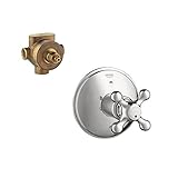 Grohe k19222 – 29712r-en0 Geneva切替弁バルブキット、つや消しニッケル