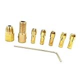 Perfk ハンド　ドリル　ビット　チャック　2.35ミリ　7つ　電動機　レンチ付き