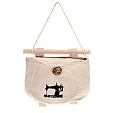 ttnight Hangingストレージバッグ、コットンポケット壁ドア吊り下げホルダーSundryオーガナイザー