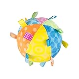 Taggies Plush Toss the Taggies Chime Ball, Colors