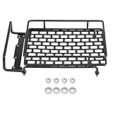 RCルーフ荷物キャリア 荷物トレイRC荷物ラックルーフラックRCルーフラック荷物 RCカーRCクローラー用メタルルーフラック(30x8.5x4.5cm/1)