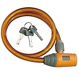 J&C ワイヤー錠 JC-020W-600 OR オレンジ