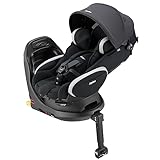 Aprica(アップリカ) チャイルドシート ISOFIX固定 フラディアプラス 新生児~4歳頃まで 回転式 R129適合 (シルバーブラッ