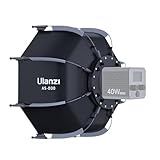 Ulanzi AS-D30 30cm八角形ソフトボックス ソフトボックス アンブレラ ソフトボックス オクタゴンボックス 折りたたみ式 ディフューザー アンブレラタイプ 組立不要 バッグ+ハニカムグリッド+ディフューザー付き フラッシュ スタジオ ストロボなど適用 ミニボウエンスマウント Ulanzi 40wCOB/60Wライトに対応