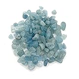 20g 穴あき アクアマリン さざれ石 パワーストーン 天然石 ハンドメイド 素材 パーツ