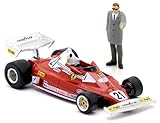 ブレキナ 1/87 フェラーリ 312 T2 1976#21 フィギア付き Ferrari 312 T2 G.Villeneuve ミニカー HOスケール