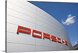 Walter Bibikowプレミアムシックラップキャンバス壁アート印刷題名ドイツ、stuttgart-zuffenhausen、ポルシェ車ショールームby工場 24" x 16" 2213705_2