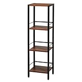 スリムラック オープンラック シェルフ ラック カラー：ブラウン