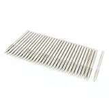 uxcell ダイヤモンドバー　研削ビット　研削したダイヤモンドビット　合金製シルバートン　3mm径シャンク　テーパー形状　ダイヤモンドポイント　30個入り