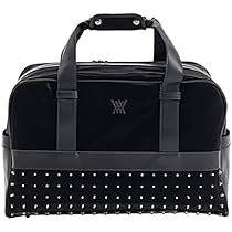 Amazon.co.jp: アニューゴルフ Anew Black Edition Shining Boston Bag