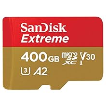 【5年保証】microSDXC 400GB SanDisk サンディスク Extreme UHS-1 U3 V30 4K Ultra HD アプリ最適化 A2対応 SDアダプター付 [並行輸入品]