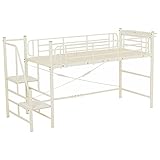 家具 便利 おしゃれ 階段ハイベッド（アイボリー） 90733000