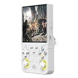 Jopsavm新型R36ウルトラ携帯型ゲーム機 4インチIPSスクリーン WiFi対戦対応 ポータブルレトロ 多人数プレイ可 RGBカラー (128G,R36 ウルトラホワイト)