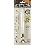 Darice LED Candle Lamp with Battery, White [並行輸入品]