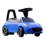 Bee8 マツダ ロードスター MX5 ブルー 足蹴り 乗用玩具 3歳