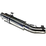 W2‐102SS 純正エキパイ専用 50.8mm 50.8φ マフラー 中間パイプ付き スリップオン マフラーサイレンサー Z900RS ZR900C (ｻｲﾚﾝｻｰﾀｲﾌﾟ/ｽﾗｯｼｭｶｯﾄ)