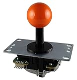 三和電子 基板タイプ静音高反発ジョイスティックレバー オレンジ JLF-TPRG-8BYT-SK-O