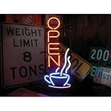 ネオンサイン コーヒー オープン COFFEE OPEN ネオン管 ネオンライト 店舗照明 ガレージ アメリカン雑貨