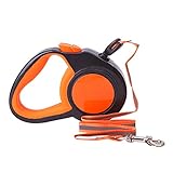 nnda Co 8 M Retractable Dog Leash自動反射ウォーキングリード小型中型犬用 AS THE DESCRIPTION オレンジ NNDA CO
