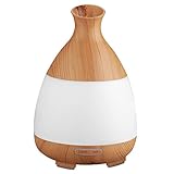 QKIFLY 120ml Aromatherapy Essential Oil Diffuser Portable Ultrasonic Cool Mist Humidifier Diffuser W