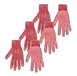 Set of 3 Digz Womens Medium Garden Stretch Knit with Nitrile Coating Work Gloves (Medium) [並行輸入品]