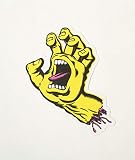 SANTACRUZ STICKER サンタクルズ ステッカー ハンド イエロー 小