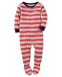 カーターズ Carter's パジャマ カバーオール 長袖 足つき キッズ 子供服 綿リブ100% 1-Piece Snug Fit Cotton PJs 5T (105-112cm)