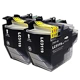 3年保証 ブラザー 互換インクカートリッジ LC3119BK LC3117BK MFC-J6583CDW 顔料ブラック 2個パック ベルカラー