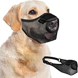 口輪 犬 犬用マズル 犬の口輪 通気 メッシュ 小型 中型 大型 拾い食い 防止 噛み防止 犬 家具 かじり防止 サイズ調整可能 犬用口輪 マウスカバー ペット用品 (L)