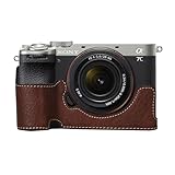 ソニー 用 Sony A7C Mark II 用 カメラ ケース BEADY α7C II/ILCE-7CM2 A7C2 ハーフケース A7C II / A7CM2 / a7CII / A7CMark 2 / α7C ii PUレザー 保護ケース ブラウン